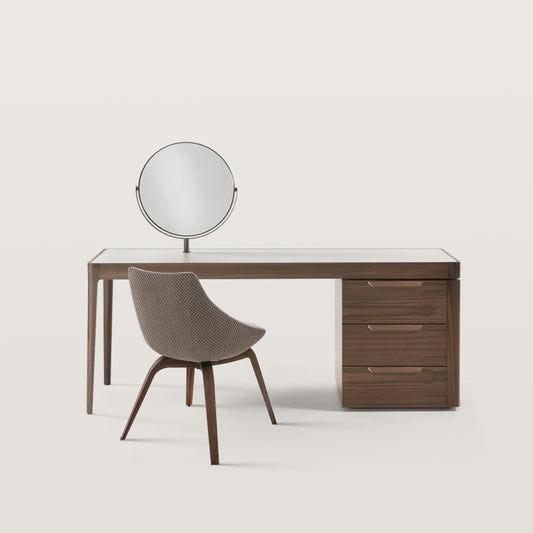 Mid Century Modern Makeup Vanity with Mirror