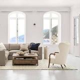 45in 4 Drawers Square Storage Coffee Table