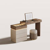 Luxury Extendable Makeup Vanity with Flip-up Mirror&Strip Lights