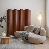 Modular Curved Sofa Camber Style Couch for Living Room