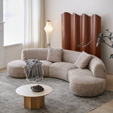 Modular Curved Sofa Camber Style Couch for Living Room