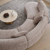 Modular Curved Sofa Camber Style Couch for Living Room