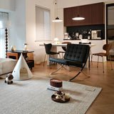 Mid-Century Leather Lounge Chair with Polished Stainless Steel Frame