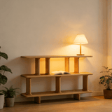 Cube 3-Tier Stack Bookshelf with Modular Open Shelving