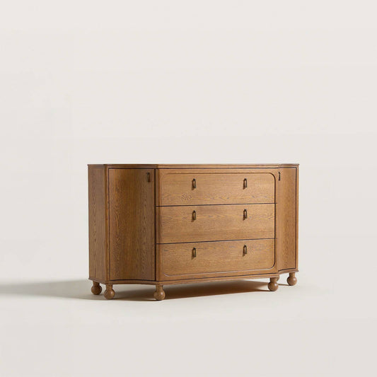 Vintage Entryway Cabinet Hallway Storage Console with Drawers