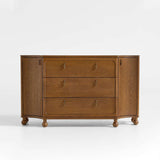 Vintage Entryway Cabinet Hallway Storage Console with Drawers