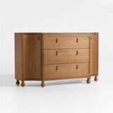 Vintage Entryway Cabinet Hallway Storage Console with Drawers