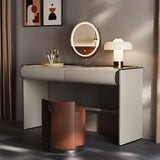 Modern Makeup Vanity with LED Lighted Mirror&Marble Top