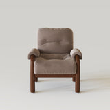 Mid-Century Lounge Chair Cloud Upholstered Armchair