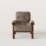 Mid-Century Lounge Chair Cloud Upholstered Armchair