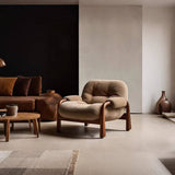 Mid-Century Lounge Chair Cloud Upholstered Armchair