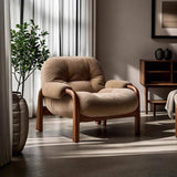 Mid-Century Lounge Chair Cloud Upholstered Armchair