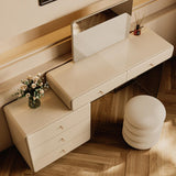 Luxury Italian Style Makeup Vanity with Rectangular Mirror