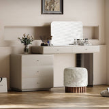Luxury Italian Style Makeup Vanity with Rectangular Mirror