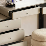 Luxury Italian Style Makeup Vanity with Rectangular Mirror