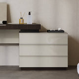 Modern Extendable Makeup Vanity Desk with Hidden Flip Mirror