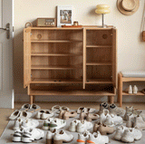 Entryway Shoe Cabinet Storage Organizer with Adjustable Shelf