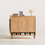 Entryway Shoe Cabinet Storage Organizer with Adjustable Shelf