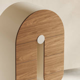 Sculptural Arched Storage Cabinet with Asymmetrical Design
