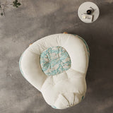 Cozy Upholstered Rocking Chair Nursery Chair with Ottoman