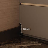 Modern Extendable Makeup Vanity Desk with Lift Mirror