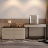 Modern Extendable Makeup Vanity Desk with Lift Mirror