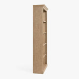 5-Tier Tall Open Bookcase with 3 Adjustable Shelves