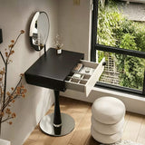 Space-Saving Makeup Vanity with Iron Plate Base for Bedroom