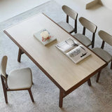 Sintered Stone Dining Table with Triangular Brace Support
