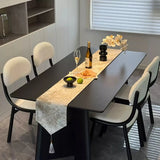 Luxury Texture Table Runner with Tassels for Dining Table