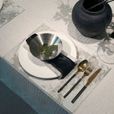 Luxury Texture Table Runner with Tassels for Dining Table