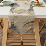 Classical Table Runner with Tassel and Luxury Jacquard Texture