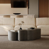 Modular Coffee Table with Irregular Cloud Shape for Living Room
