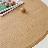 Creamy Style Round Coffee Table Set with Creative Design
