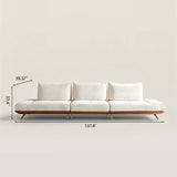 Modular Sectional Sofa with Adjustable Backrests and Low Profile