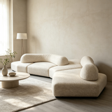 Free Combination Curved Sofa with Irregular Modules for Living Room