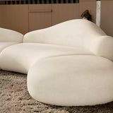 Armless Curved Modular Sofa for Modern Living Room
