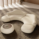 Armless Curved Modular Sofa for Modern Living Room