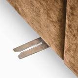 Modular Sofa with Round Arms and Thick Seat Cushions