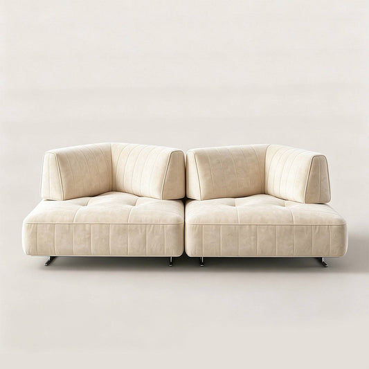 Modular Sectional Sofa with Metal Legs for Living Room