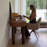 Computer Desk with Cable Management and Open Compartment