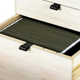 Modern Wood Home Office Desk with Drawers and Cabinet