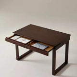 Modern Home Office Desk with Sturdy Square Frame Legs