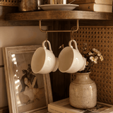 Mid-Century Corner Display Storage Rack for Home Organization