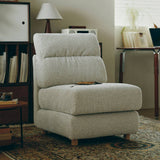 Modern Lounge Sofa with Detachable Legs for Floor Tatami Mode