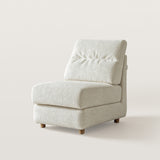 Modern Lounge Sofa with Detachable Legs for Floor Tatami Mode