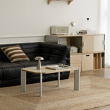 Modern Coffee Table with Meal Legs for Living Room