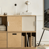 Modular Storage Cabinet with Drawers and Shelves