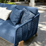 Modern Outdoor Sofa with Rope Weave Sides