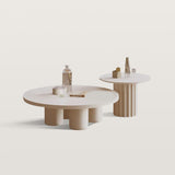 Pebble Shaped Fabric Sofa Set Deep Seat Couches